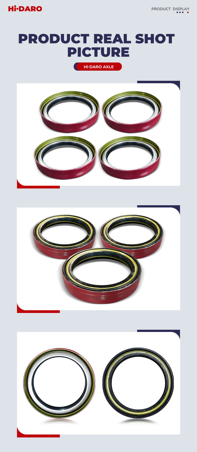 Wheel hub oil seal 