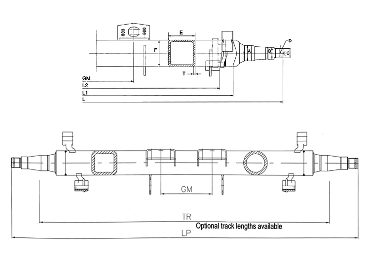 trailer axles at harbor freight