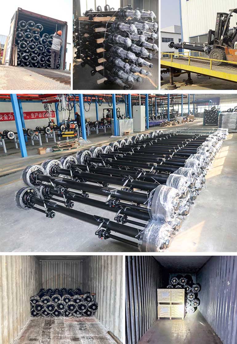 heavy duty trailer axles