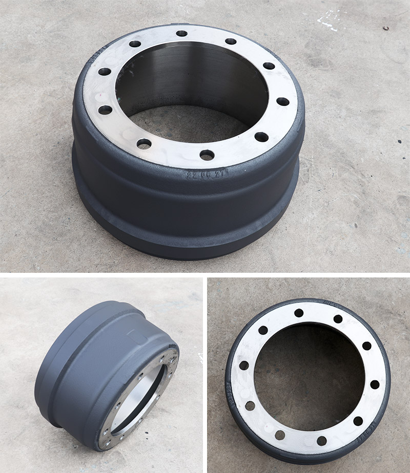 The trailer brake drum