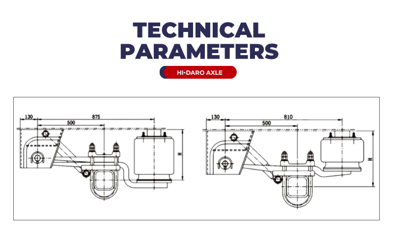 air suspension for semi-trailer