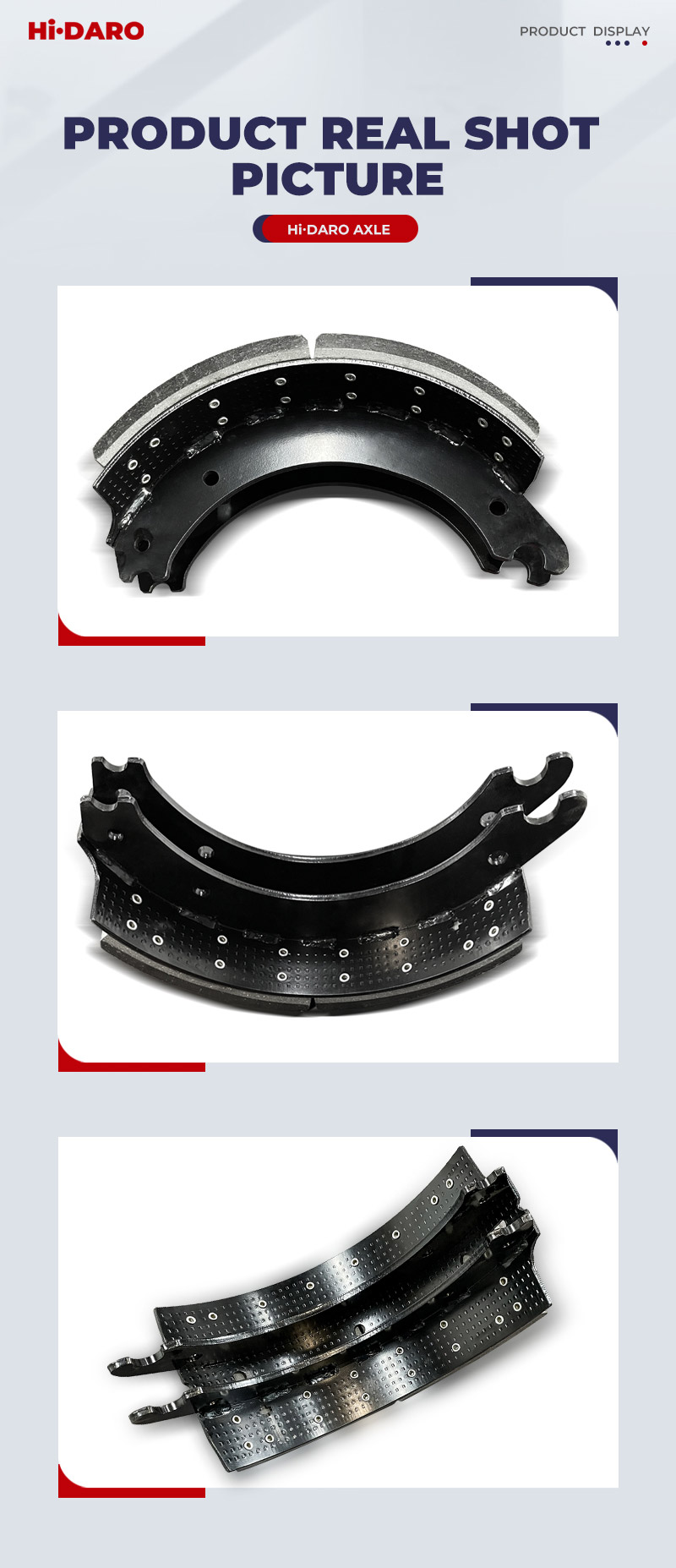 Trailer axle dedicated Brake Shoe