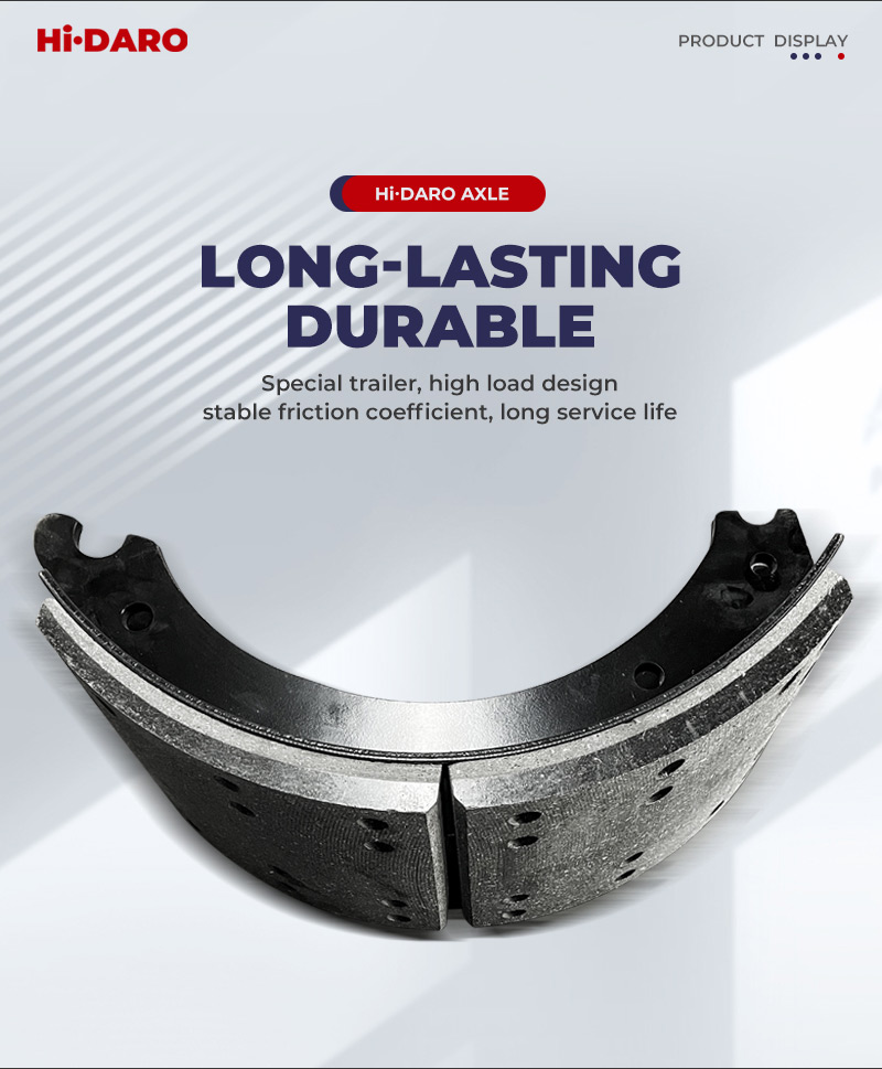 Trailer axle dedicated Brake Shoe